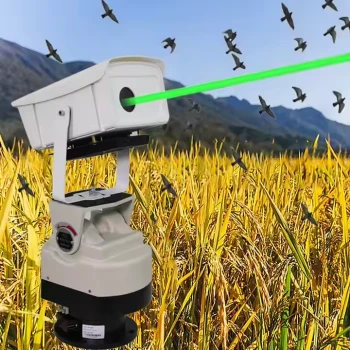 Je to fotoaparát? Nie, je to laserový odpudzovač vtákov
